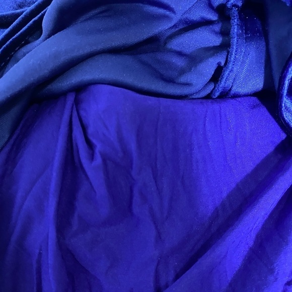 Parker Devlin Mazarine Blue Velvet Dress NWT size 10 - Picture 5 of 10